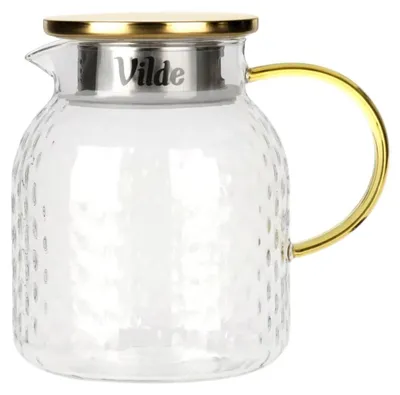 Productafbeelding van Glazen karaf met deksel - 1,1 liter - Glas - Helder