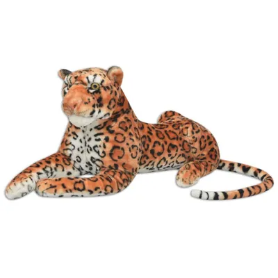 Obrázok produktu pre Hračka plyšový leopard, hnedý, XXL