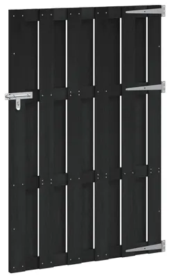 Obrázek produktu pro vidaXL Zahradní branka 100 x 150 cm z WPC a hliníku, černá