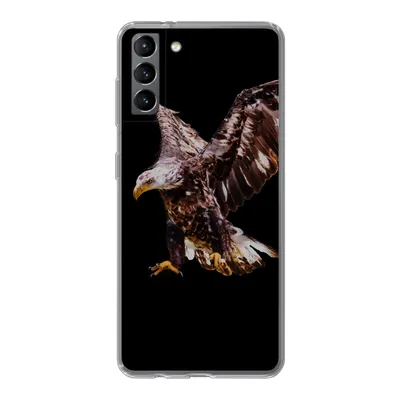 Produktbild von MuchoWow® Handyhülle Schutzhülle Hülle für Samsung Galaxy S21 Plus Adler - Vogel - Federn Silikon Softcase Handy Hülle - Handy-Tasche