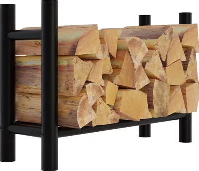 Produktbild von CLP Kaminholzständer Medya schwarz 30x80x60 cm rund