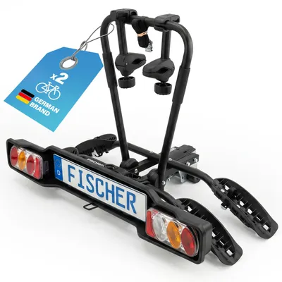 Produktbild von FISCHER Kupplungs-Fahrradträger SmartLine Black, für 2 Fahrräder bis 50 kg Nutzl
