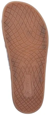 Produktbild von Rieker Damen Pantolette mit Plateau und Blumenapplikation V4050, Größe:41 EU, Farbe:Beige