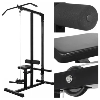 Image de Station de musculation vidaXL avec disques de poids de 40 kg