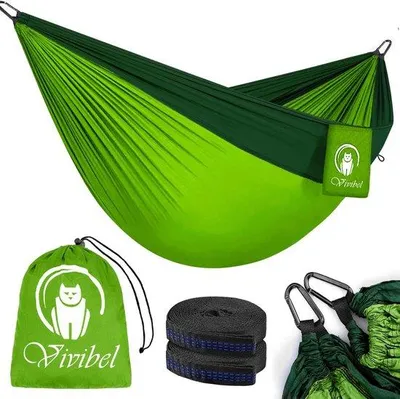 Produktbild von Famanu Campinghängematte für 2 Personen - Nylon - 275 x 140 cm