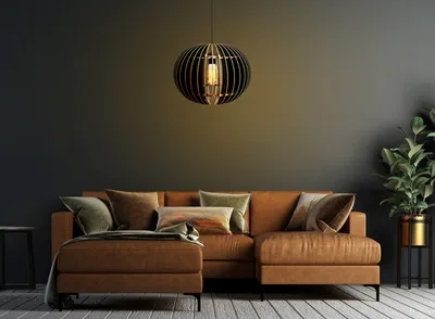 Produktbild von Opviq, 140- 140PRL, Schwarz, Kronleuchter, MDF -Körper