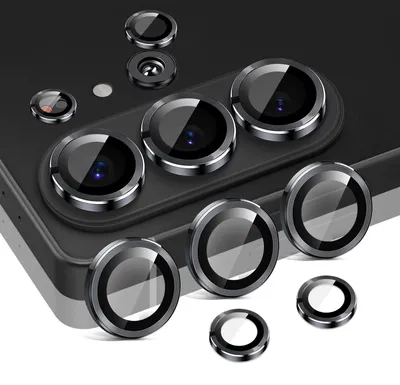 Produktbild von Kamera Linsenschutz Glas Set für Samsung Galaxy S26 Ultra Schutzglas Camera Linse Panzerfolie 9H Schwarz