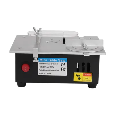 Zdjęcie produktu dla Mini pilarka tarczowa stołowa Mobilna pilarka stołowa Elektryczna pilarka tarczowa 96 W Pilarka tarczowa stołowa z siedmiostopniową regulacją prędkości 5000 obr
