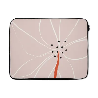 Produktbild von MuchoWow® Laptop Hülle 15 Zoll Blumen - Abstrakt - Pastell Laptoptasche - Laptoptasche - Sleeve - Rundum-Schutz