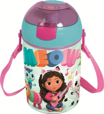 Zdjęcie produktu dla Butelka sportowa Gabby's Dollhouse Meow, 450 ml