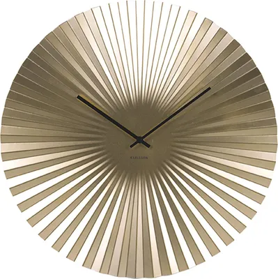 Produktbild von Karlsson - Wanduhr Sensu - Gold - Ø50cm