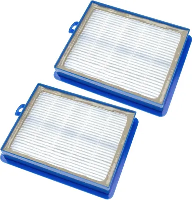 Produktbild von vhbw 2 Staubsaugerfilter kompatibel mit AEG VivaControl, VivaQuickstop Staubsauger - HEPA-Filter Blau Weiß