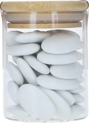 Produktbild von agilus dragees Chocomandis weiß im Glas 160g