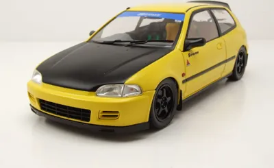 Image de Solido 421186385 Honda Civic EG6 1991 jaune 1:18