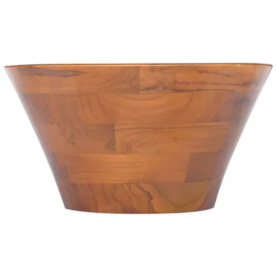 Image de vidaXL Lavabo en teck massif Φ40x20 cm