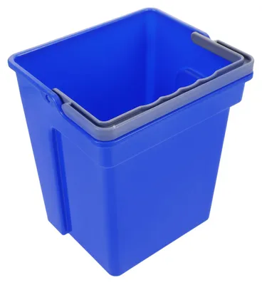 Reinigungseimer aus Kunststoff, 4 l, mit Henkel, blau, 21,5x18,5x15 cm