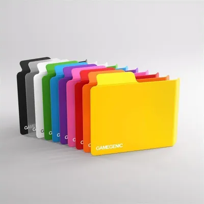 Image de Séparateurs de cartes Gamegenic - Séparateurs de cartes flexibles à chargement latéral Multicolore (10 pièces)