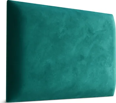 Obrázok produktu pre Muralo Čalúnenie panel WANDPOLSTER vankúš posteľ čelo stena panel Magic Velvet tyrkysová 2220 50cm x 40cm