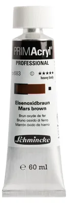 Produktbild von Eisenoxidbraun 60ml - PRIMAcryl Acrylfarbe Schmincke 13 683 011