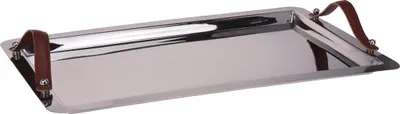 Produktbild von XL Serviertablett 65x36cm Edelstahl