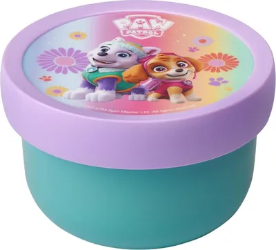 Image de Mepal - Fruitbox Campus - Boîte à goûter pour enfants - Résistant au lave-vaisselle et au micro-ondes - Sans BPA - 300 ml - Paw Patrol Girls