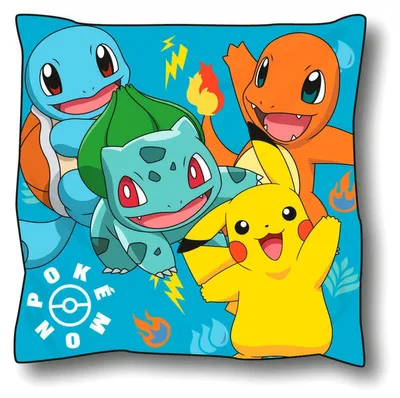 Produktbild von Pokemon Dekokissen 40×40 cm - Kissenbezug mit Füllung