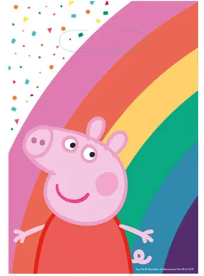 Produktbild von Child Peppa Pig Paper Loot Bags - Dinosaur