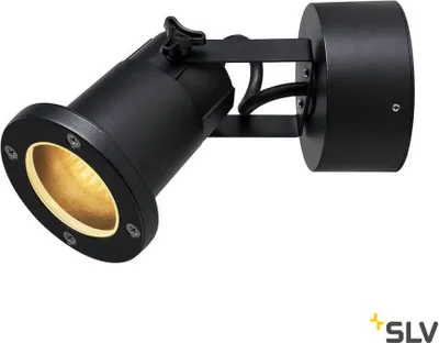 Produktbild von SLV 1002867 NAUTILUS WL QPAR51 Outdoor Wandaufbauleuchte schwarz