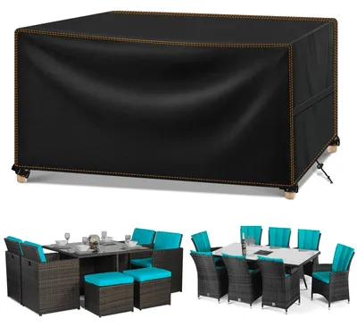 Obrázek produktu pro Vodotěsný obal na zahradní nábytek - Odolný proti zimě - 420D Oxford tkanina - 190 x 140 x 90 cm