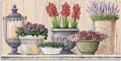 Produktbild von ARTland Wandbild Alu für Innen & Outdoor Antike Komposition_hell Größe: 40x20 cm