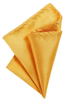 Produktbild von DonDon Herren Einstecktuch 21 x 21 cm für feierliche Anlässe gelb