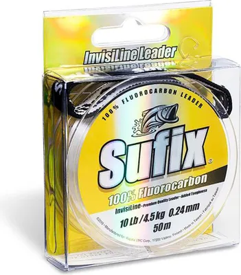 Zdjęcie produktu dla Sufix Invisiline Predator Flurocarbon 10 M Przezroczysty 1170 mm Przezroczysty 1170 mm
