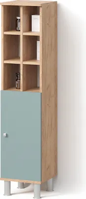 Produktbild von Midischrank Livinity Fucino Grün 30 x 130.6 cm große Tür, Model 52681