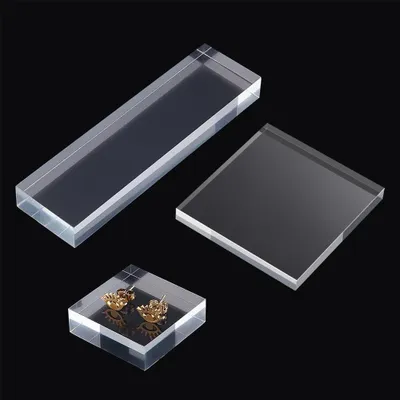 Image de Solidchoice - Ensemble de 3 présentoirs en acrylique pour bijoux