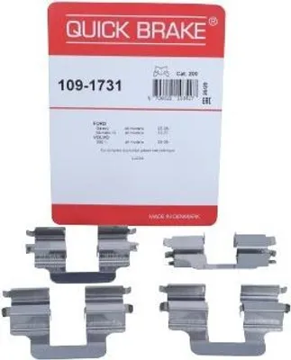 Immagine prodotto di Set di accessori QUICK BRAKE, pastiglie per freni a disco x