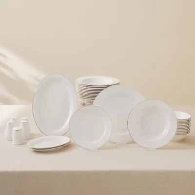 Obrázok produktu pre 56-dielna jedálenská súprava pre 12 osôb - Servírovacia súprava - 6 osôb - šálka - súprava riadu - porcelán