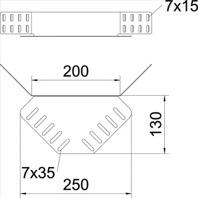 Produktbild von OBO Eckverbinder, Kabelrinne, Stahl, bandverzinkt, Packung mit 10 Stk.