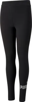 Immagine prodotto di PUMA Ess+ Leggings con logo metallizzato per bambina, puma black 104