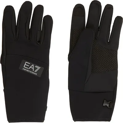 Produktbild von Ea7 Emporio Armani Train Softshell Handschuhe Schwarz L Mann Schwarz L