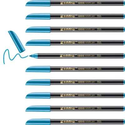 Image de Edding 4-1200073 stylo-feutre Fin Bleu 1 pièce(s)