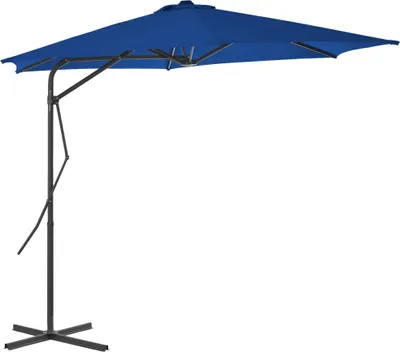 Obrázek produktu pro vidaXL Slunečník s ocelovou tyčí 300x230 cm Modrý