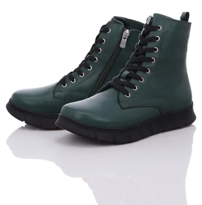 Zdjęcie produktu dla Gemini damskie sznurowane buty zielone rozmiar 40