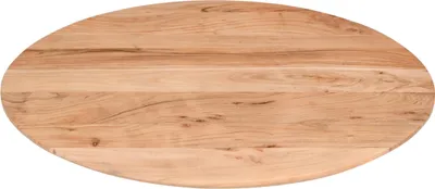 Produktbild von Runde Tischplatte Brasilia | 80 x 80 cm | Akazienholz massiv | Farbe: Natur | Schweizer Kante | Pflegeleichte DIY Holzplatte | geeignet für Esstische/Bartische/Küchentische