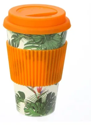 Image de Mug de Voyage Ecologique en Bambou Tropical Paradise