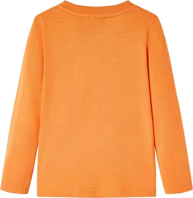 Produktbild von vidaXL Kinder-Langarmshirt Dunkelorange 128