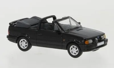 Produktbild von Brekina PCX870159 - 1/87 Ford Escort IV Cabriolet, schwarz, 1986 - Neu
