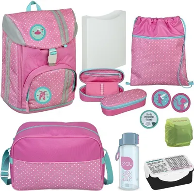 Produktbild von Mädchen Schulranzen 1. Klasse Scooli FLEX MAX ergonomischer Schulrucksack sehr leicht & 3-fach verstellbar