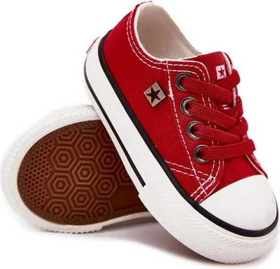 Zdjęcie produktu dla Dziecięce Klasyczne Trampki Big Star DD374161 Czerwone 19