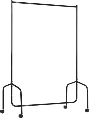 Produktbild von HOMCOM Kleiderständer Garderobenständer Kleiderwagen Rollgarderobe aus Metall
