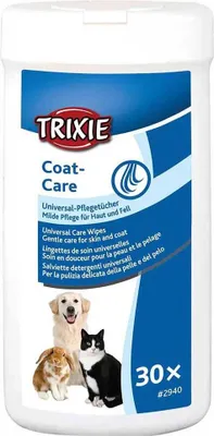 Produktbild von TRIXIE Universal-Pflegetücher, Katze, Hund, Kleintier, Mantel, 30 Stück(e)